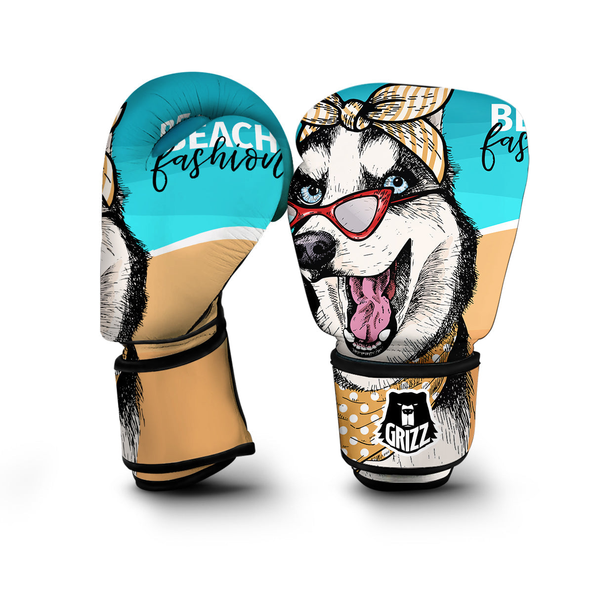 Summer Husky Boxing Gloves-grizzshop