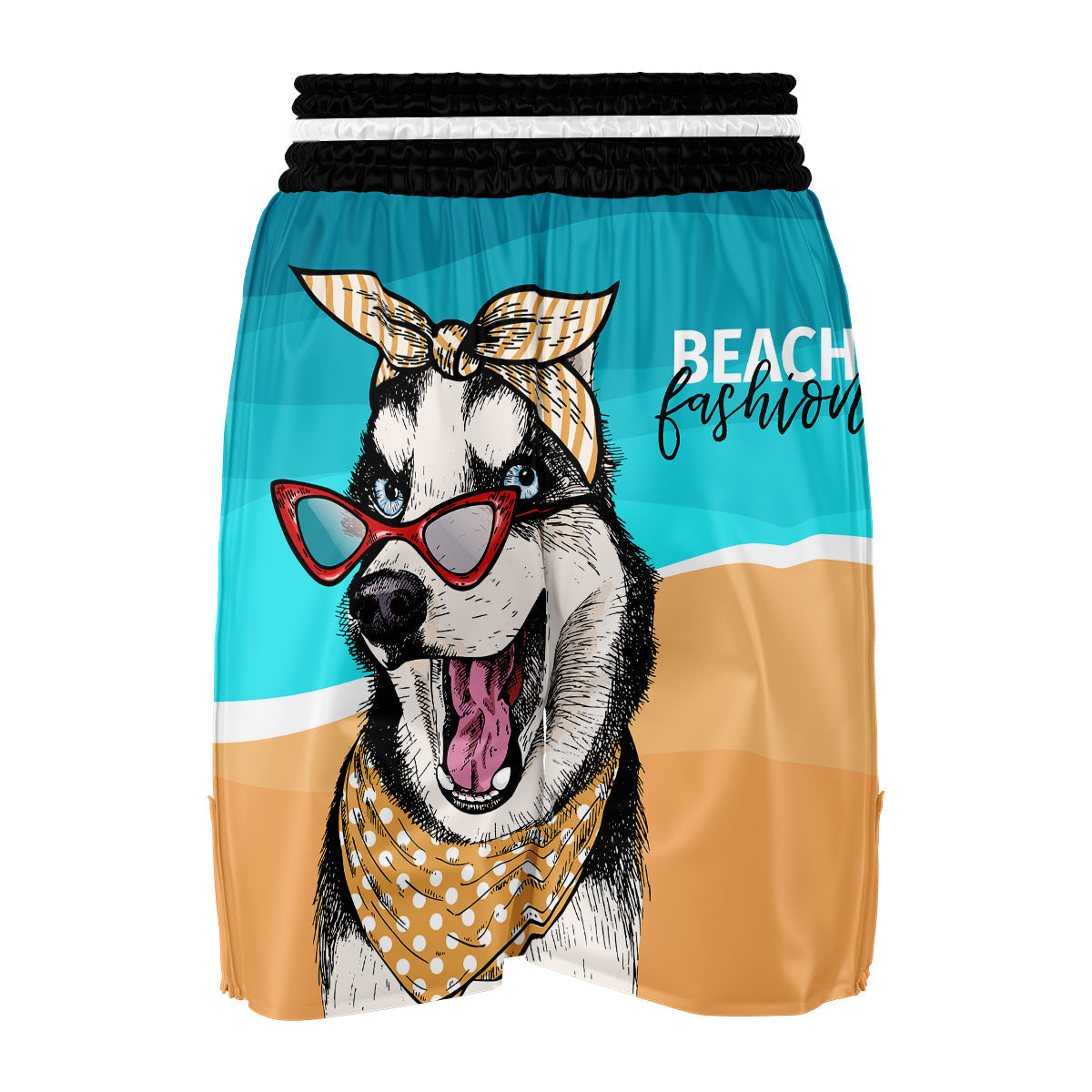 Summer Husky Boxing Shorts-grizzshop
