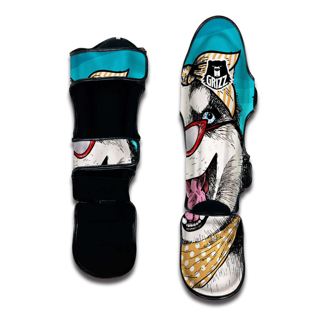 Summer Husky Muay Thai Shin Guards-grizzshop