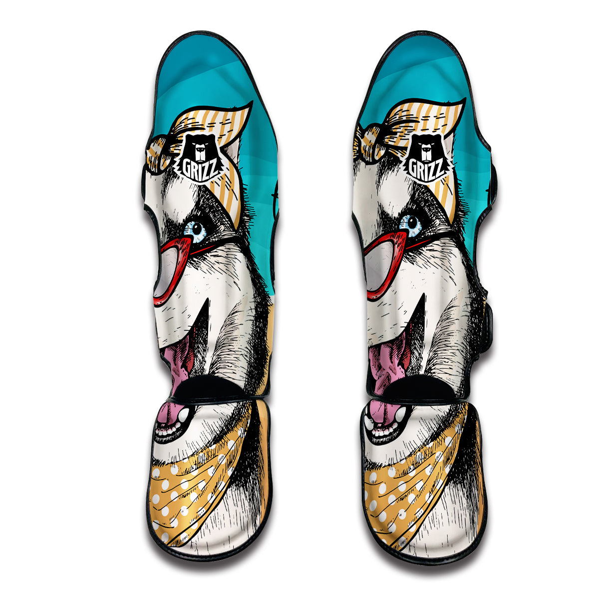 Summer Husky Muay Thai Shin Guards-grizzshop