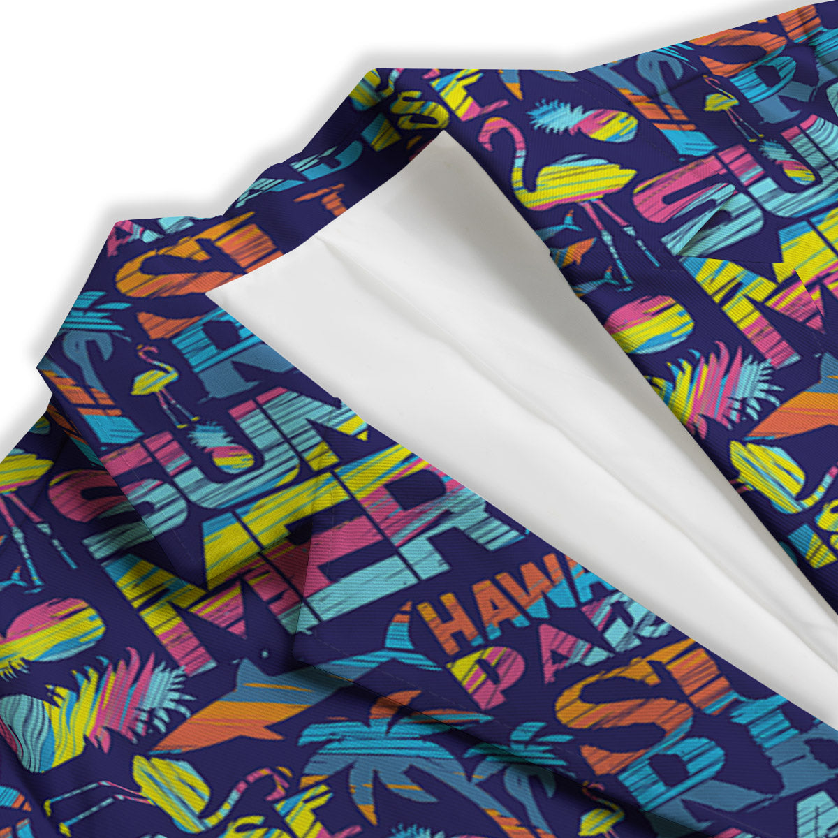 Summer Surfing Colorful Print Pattern Women's Blazer-grizzshop