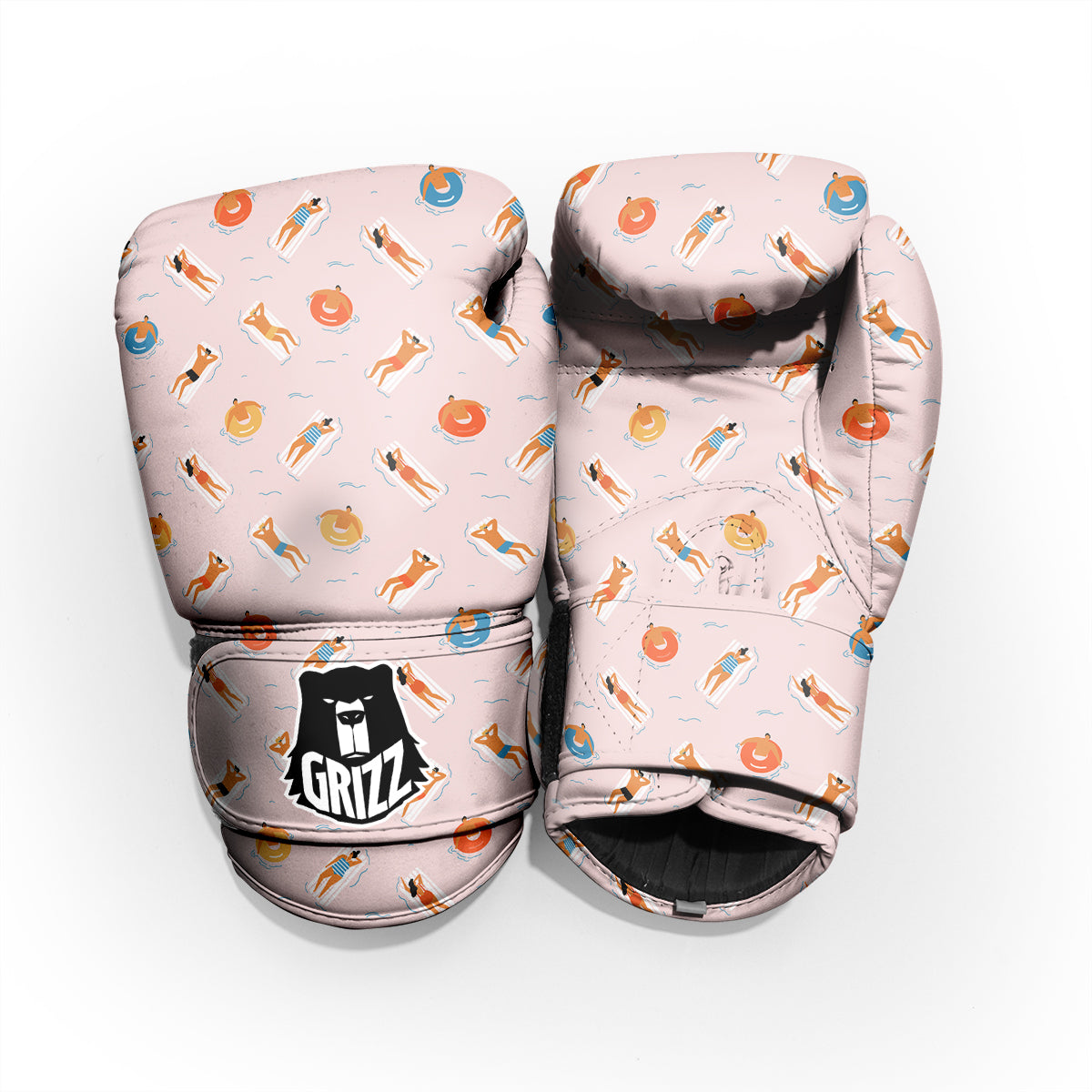 Summer Time Relixing Print Pattern Sparring Gloves-grizzshop
