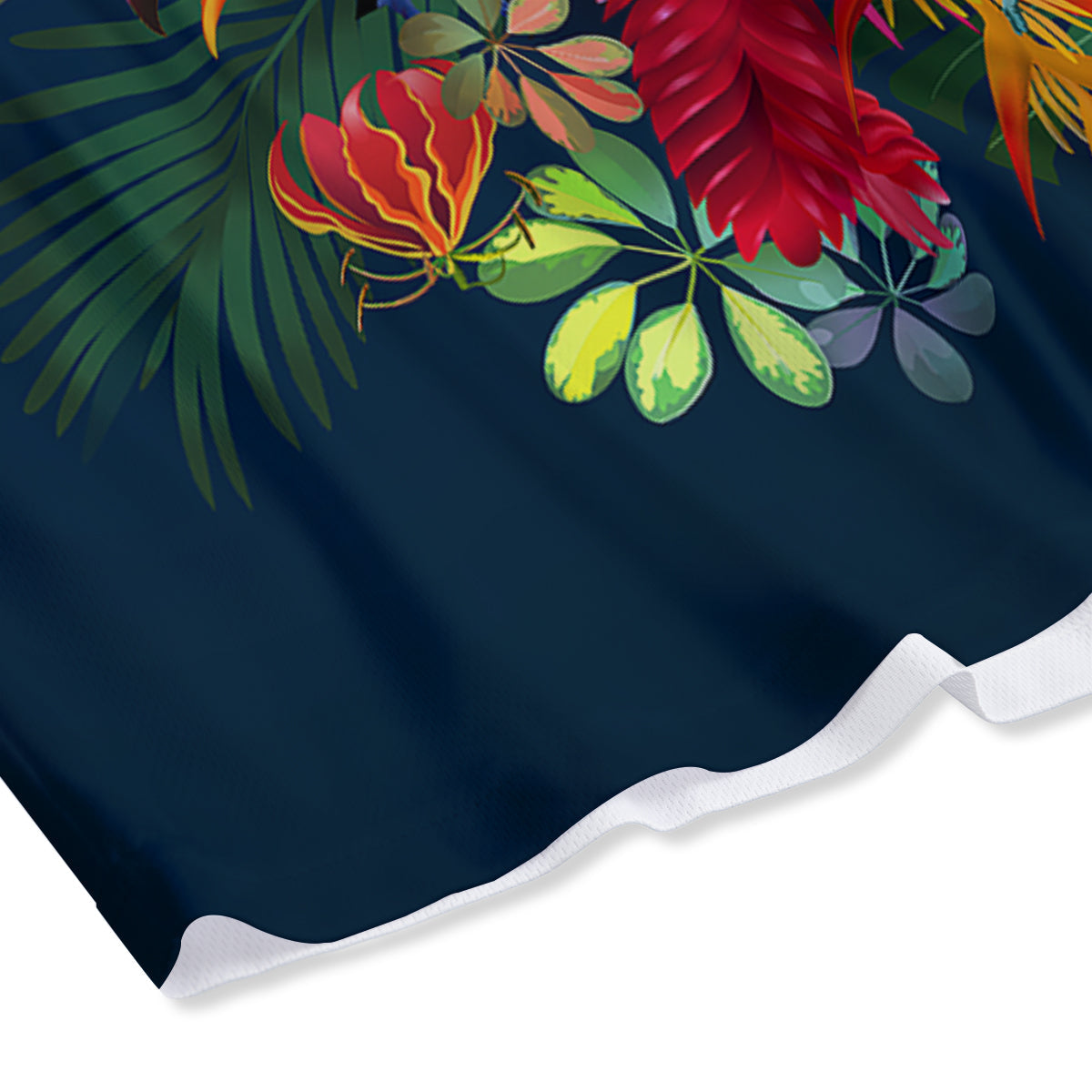 Texture French Fries Print Mesh Shorts