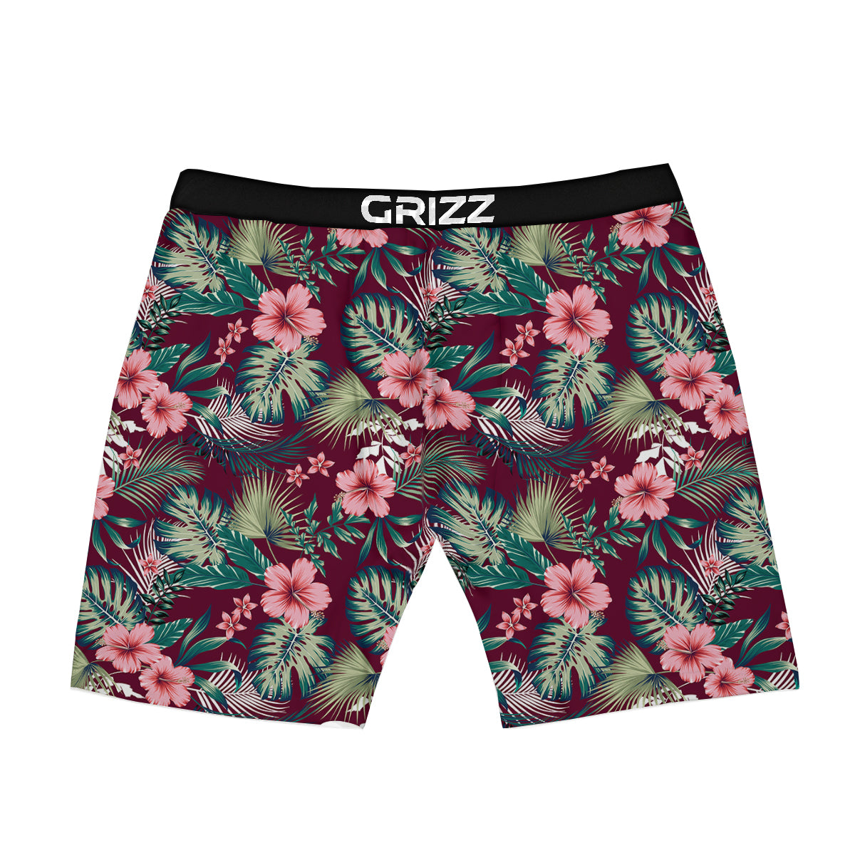 Summer Tropical Print Pattern Boxer Briefs-grizzshop