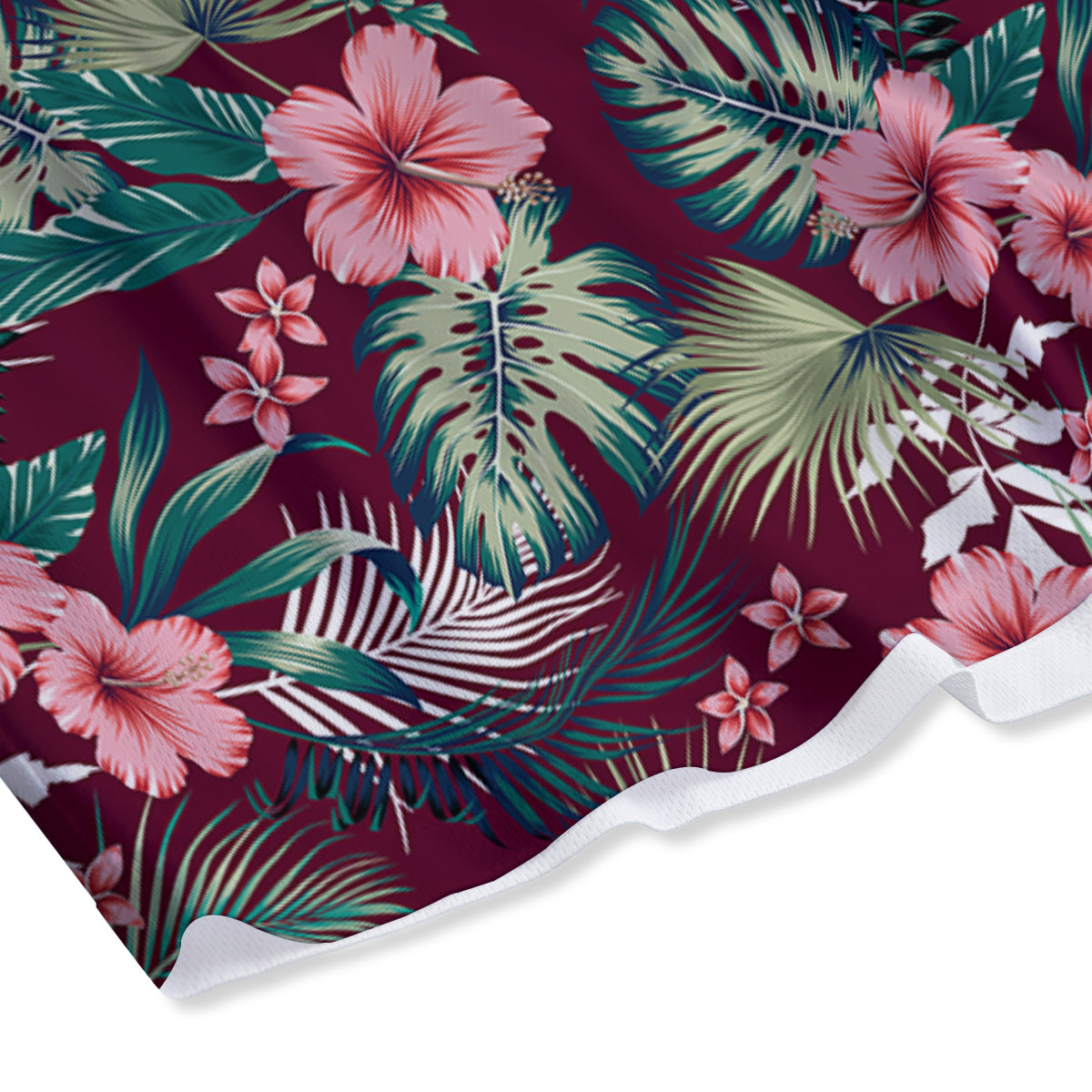 Summer Tropical Print Pattern Mesh Shorts-grizzshop