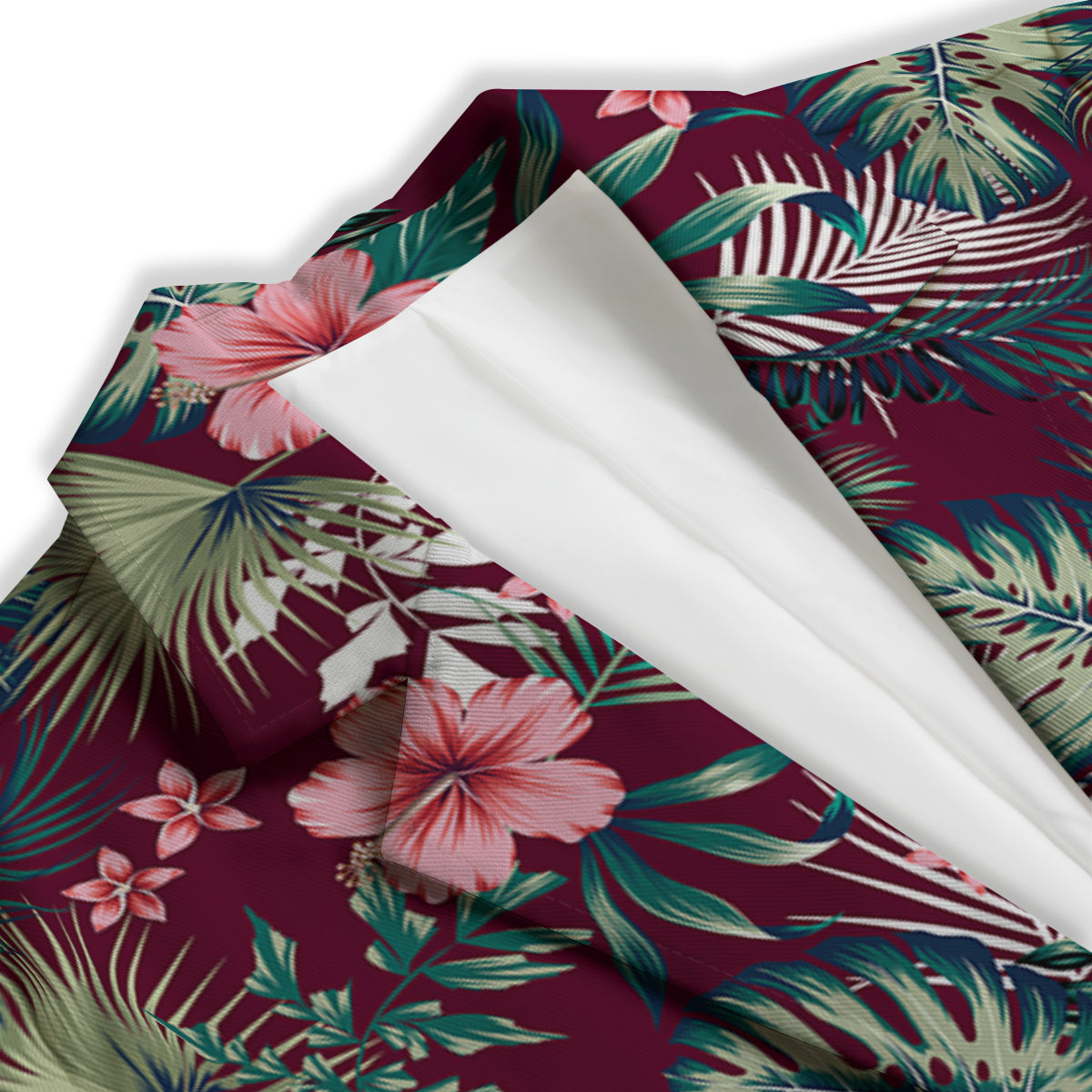 Summer Tropical Print Pattern Women's Blazer-grizzshop