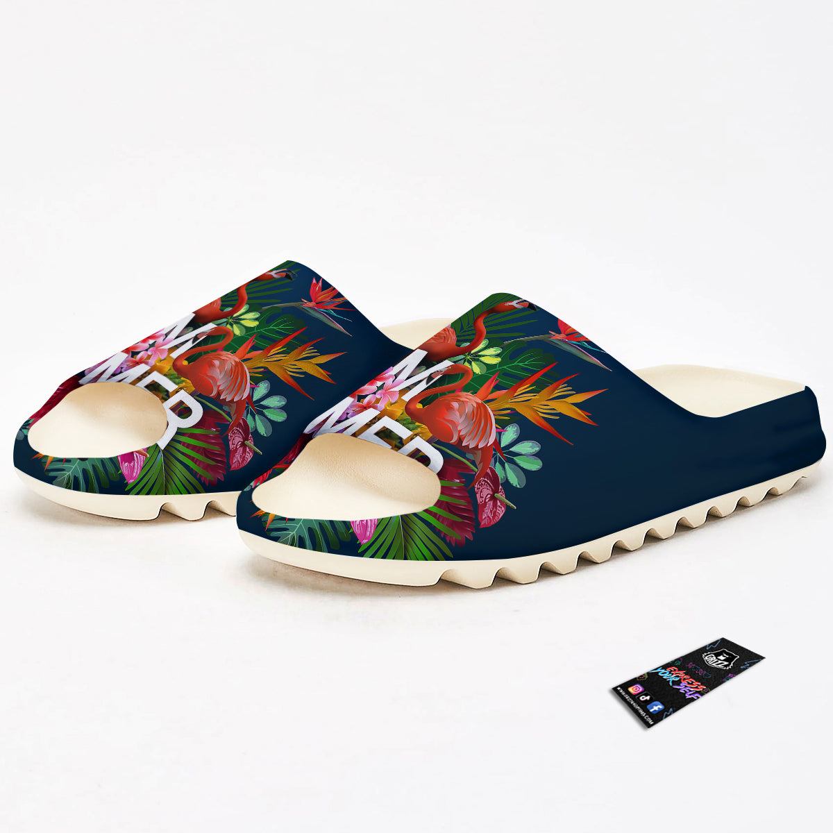 Summer Tropical Birds And Flowers For Travel Print Sandals-grizzshop
