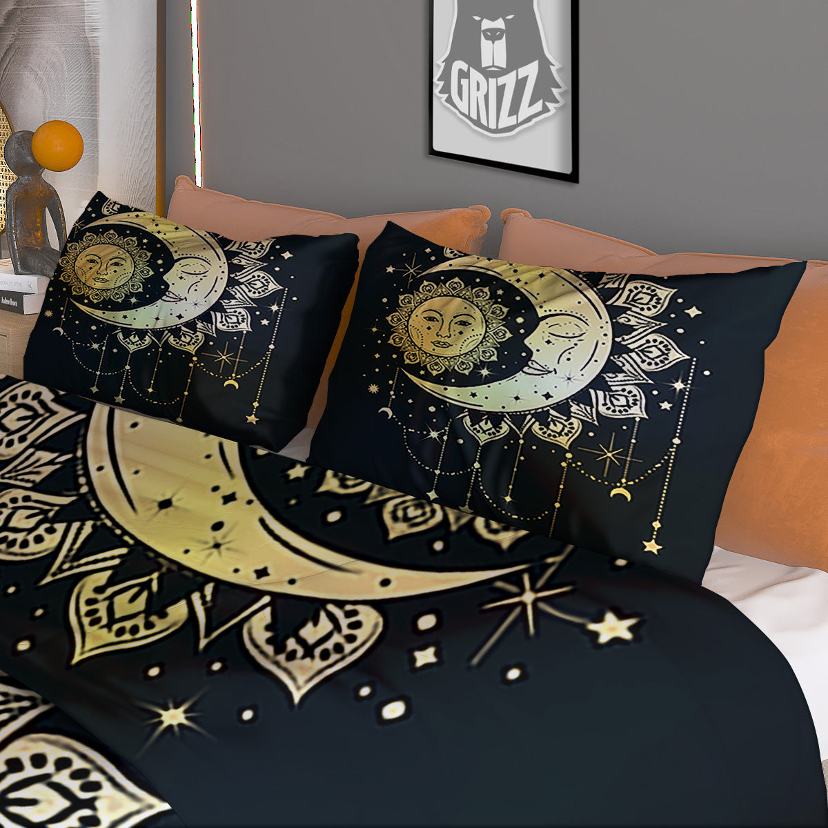 Space Deep Print Duvet Cover Bedding Set