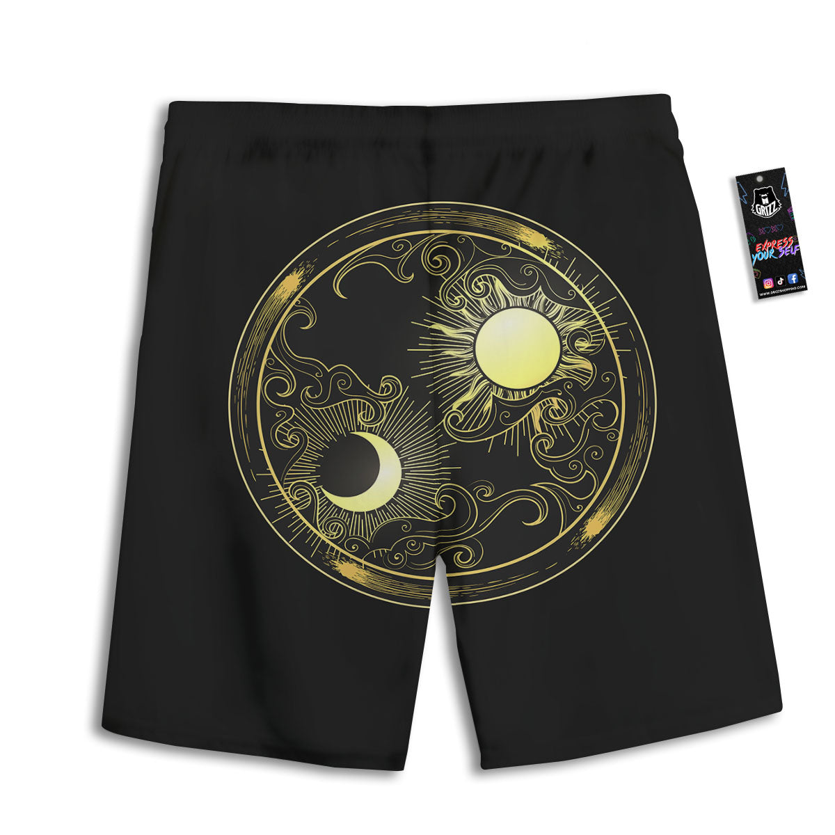 Tartan Irish Print Pattern Men's Athletic Shorts