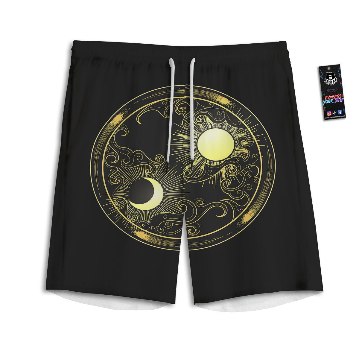 Tartan Irish Print Pattern Men's Athletic Shorts