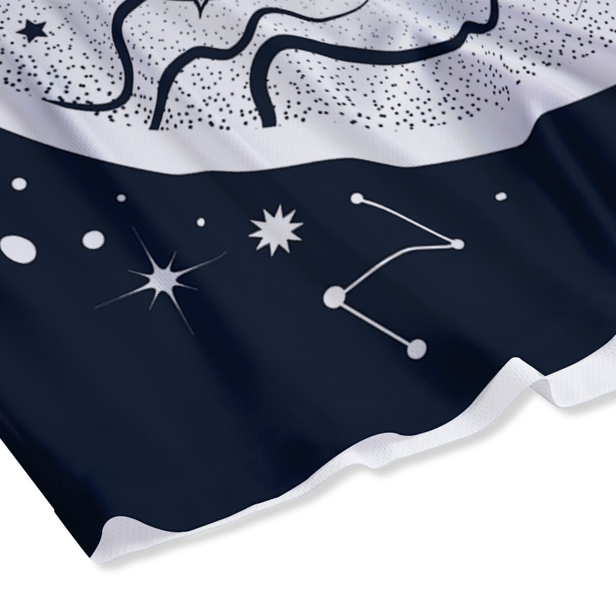 Space Endless Print Mesh Shorts