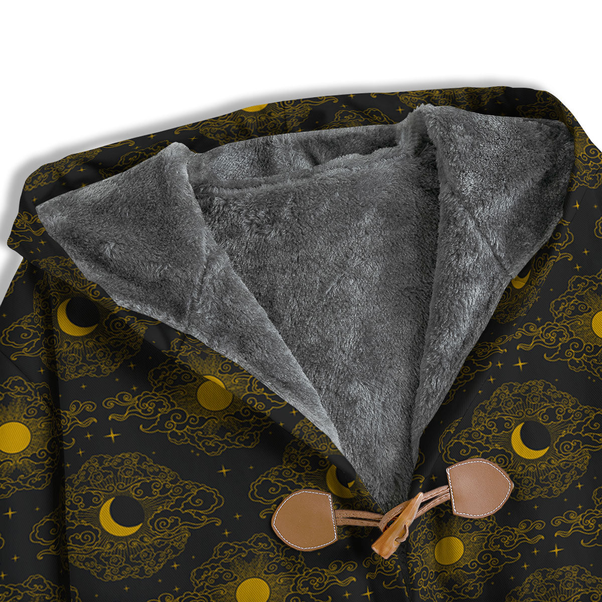 Sun And Vintage Moon Print Pattern Men's Windbreaker Jacket-grizzshop