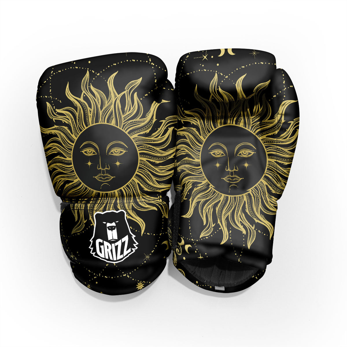 Sun Celestial Vintage Print Pro Boxing Glove