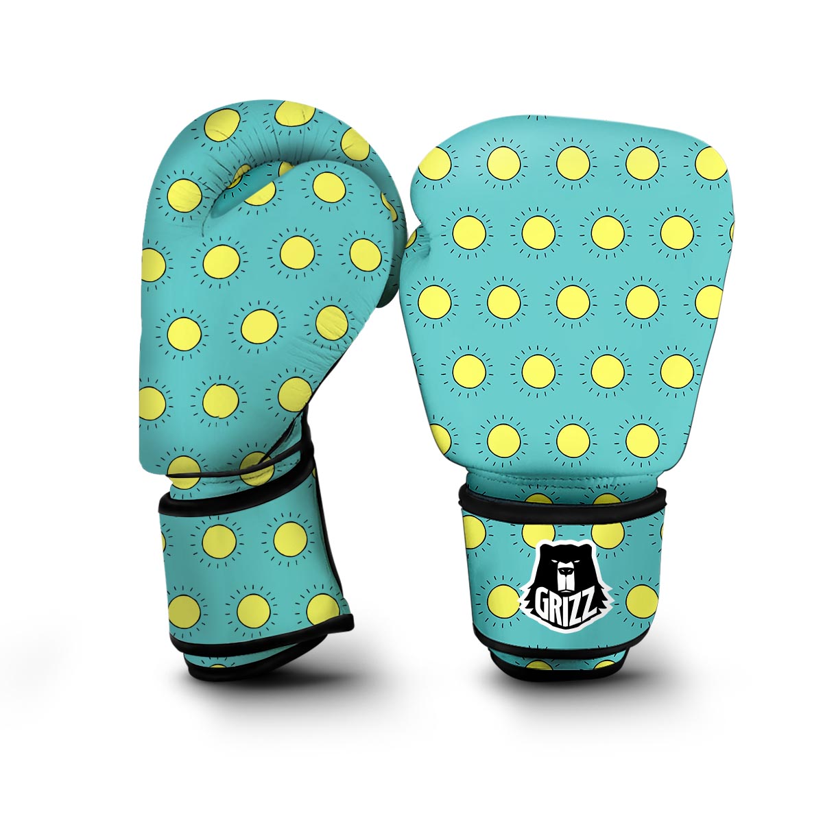 Sun Cute Pattern Print Boxing Gloves-grizzshop