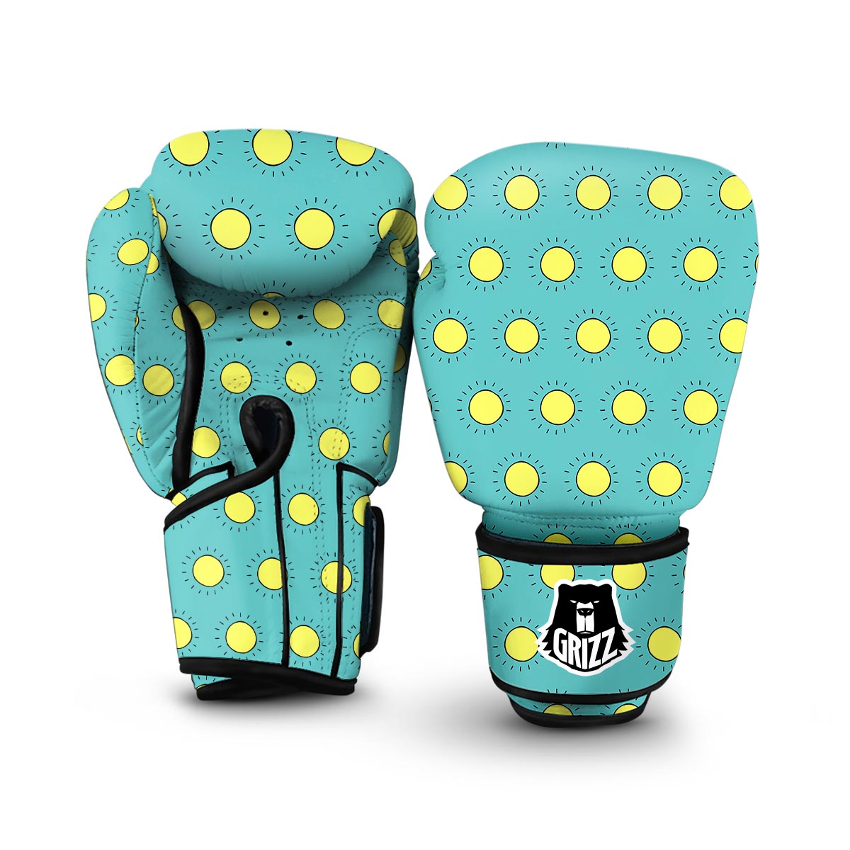 Sun Cute Pattern Print Boxing Gloves-grizzshop