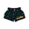 Sun Moon Print Pattern Muay Thai Boxing Shorts-grizzshop