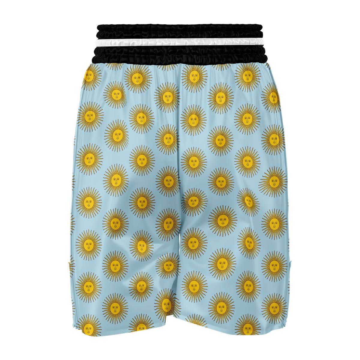 Sun Print Pattern Boxing Shorts-grizzshop