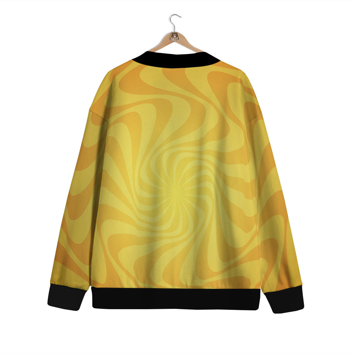 Sun Psychedelic Burning Print Cardigan-grizzshop