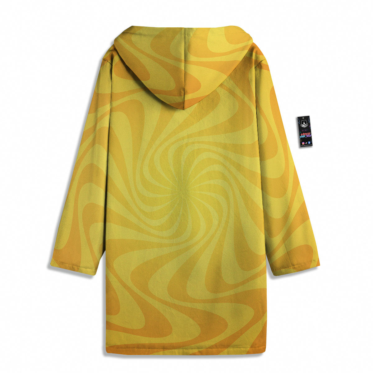 Sun Psychedelic Burning Print Men's Windbreaker Jacket-grizzshop