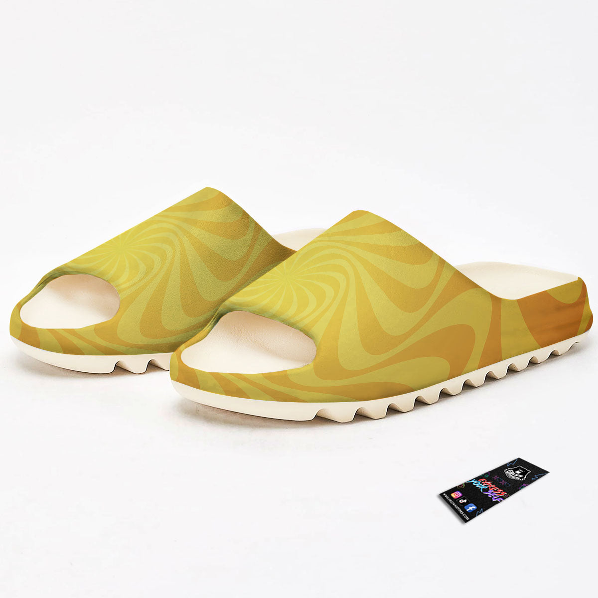 Sun Psychedelic Burning Print Sandals-grizzshop