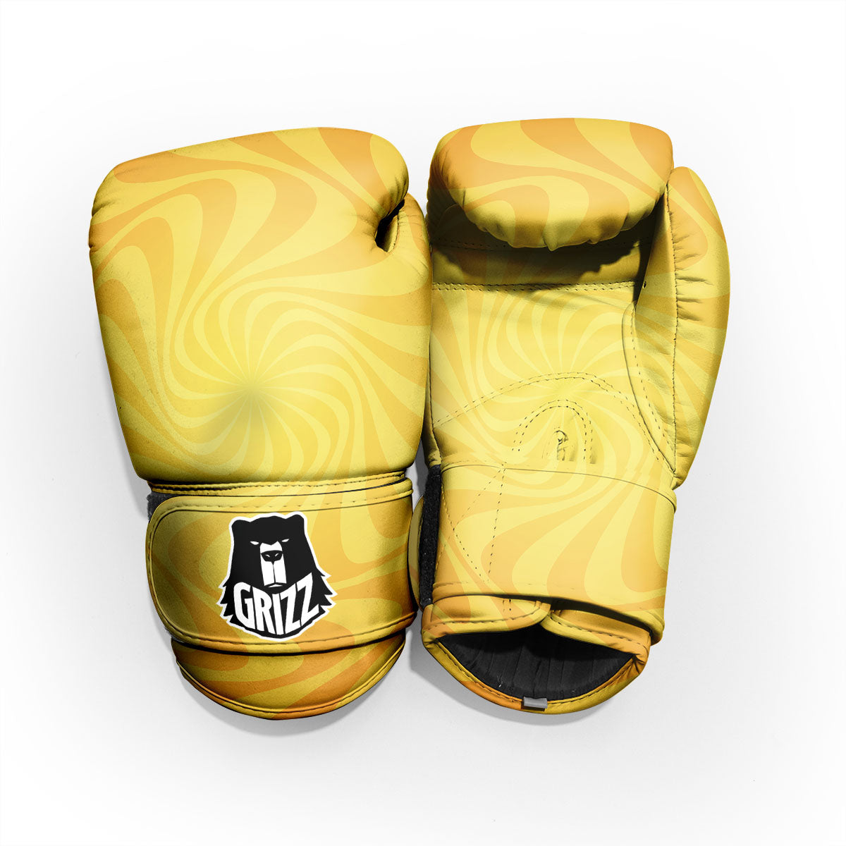 Sun Psychedelic Burning Print Pro Boxing Glove