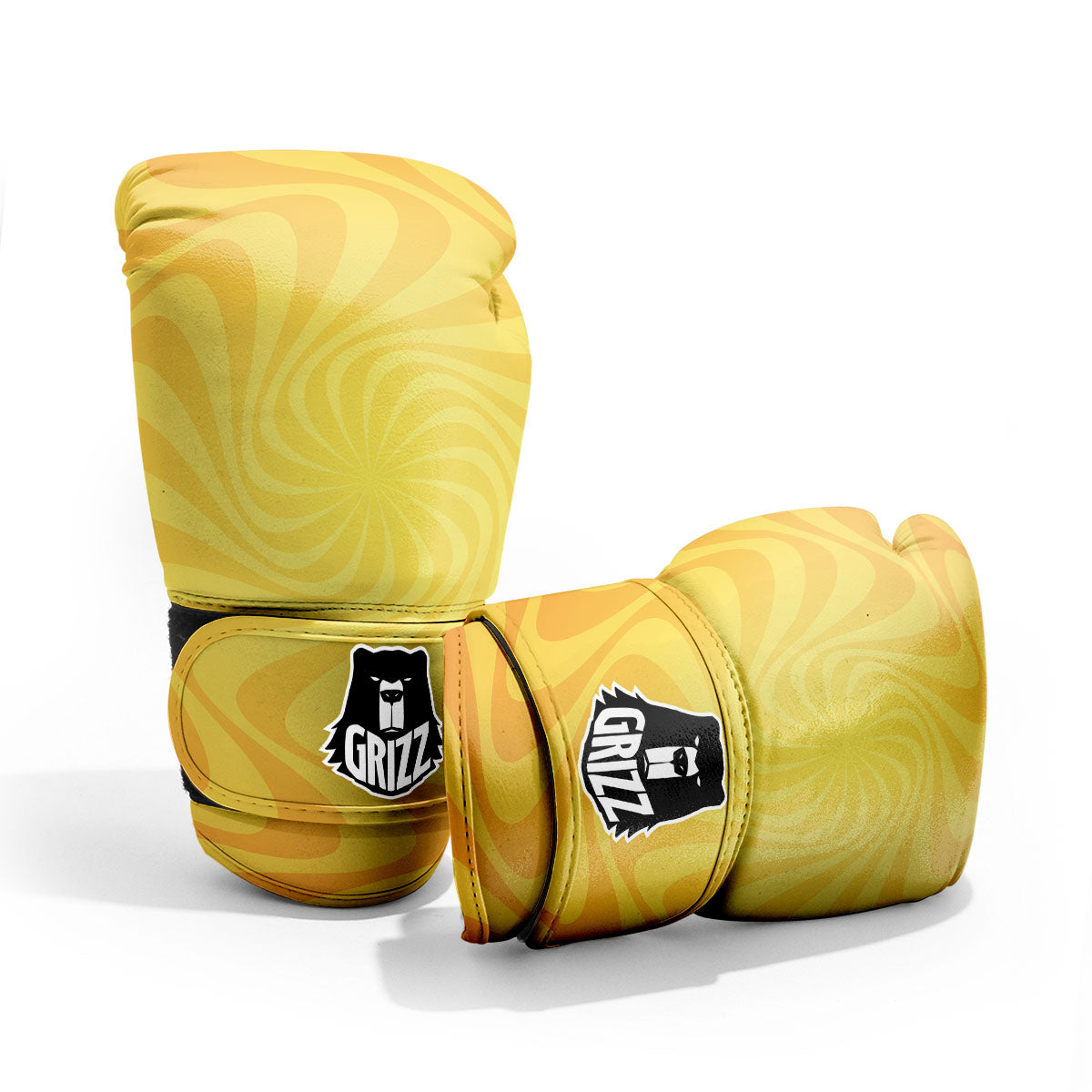 Sun Psychedelic Burning Print Pro Boxing Glove