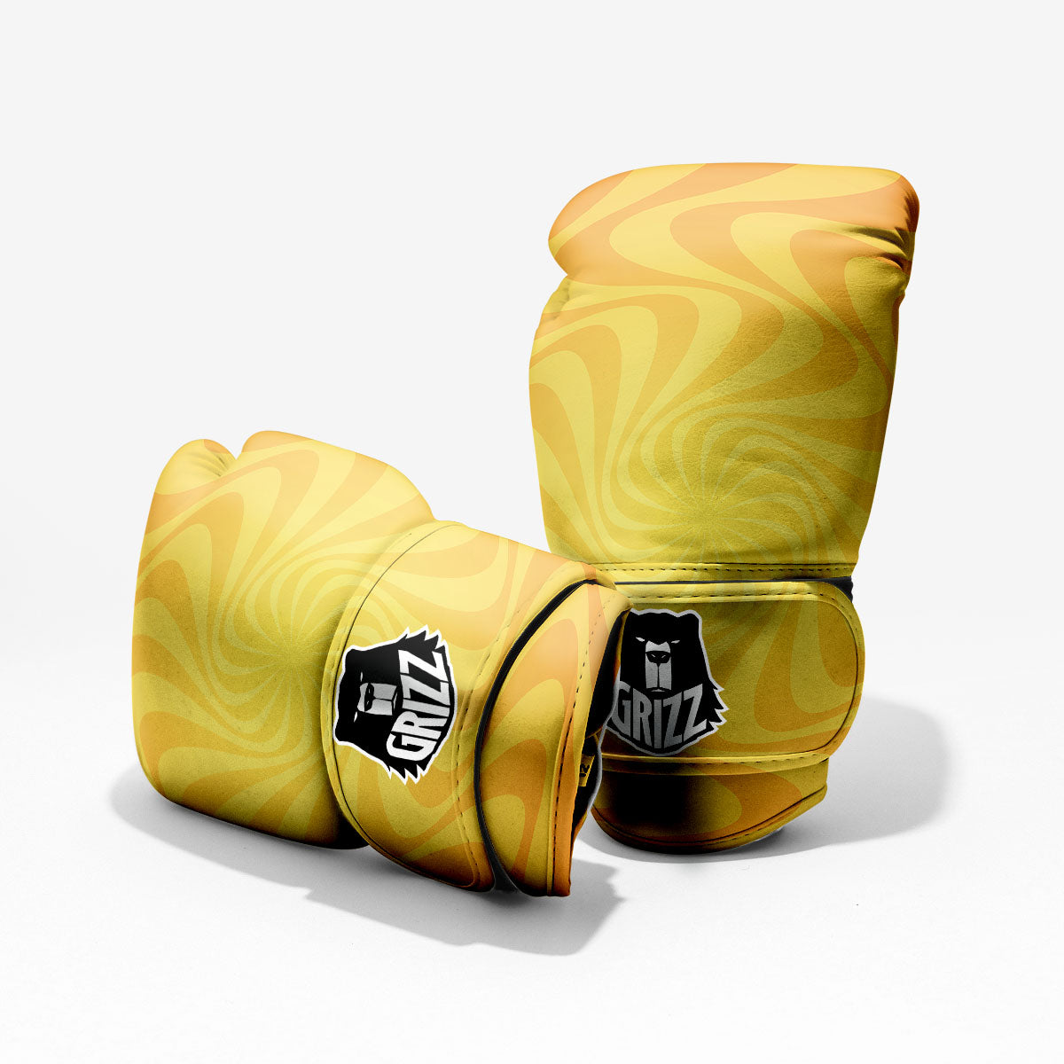 Sun Psychedelic Burning Print Pro Boxing Glove