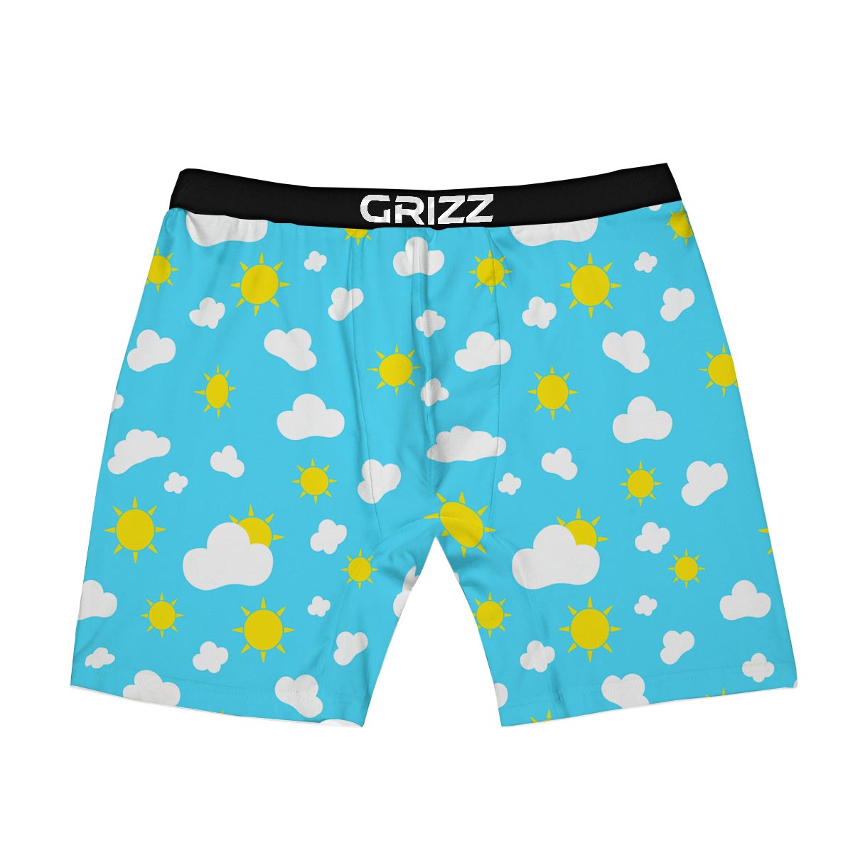 Sun Shiny Print Pattern Boxer Briefs-grizzshop