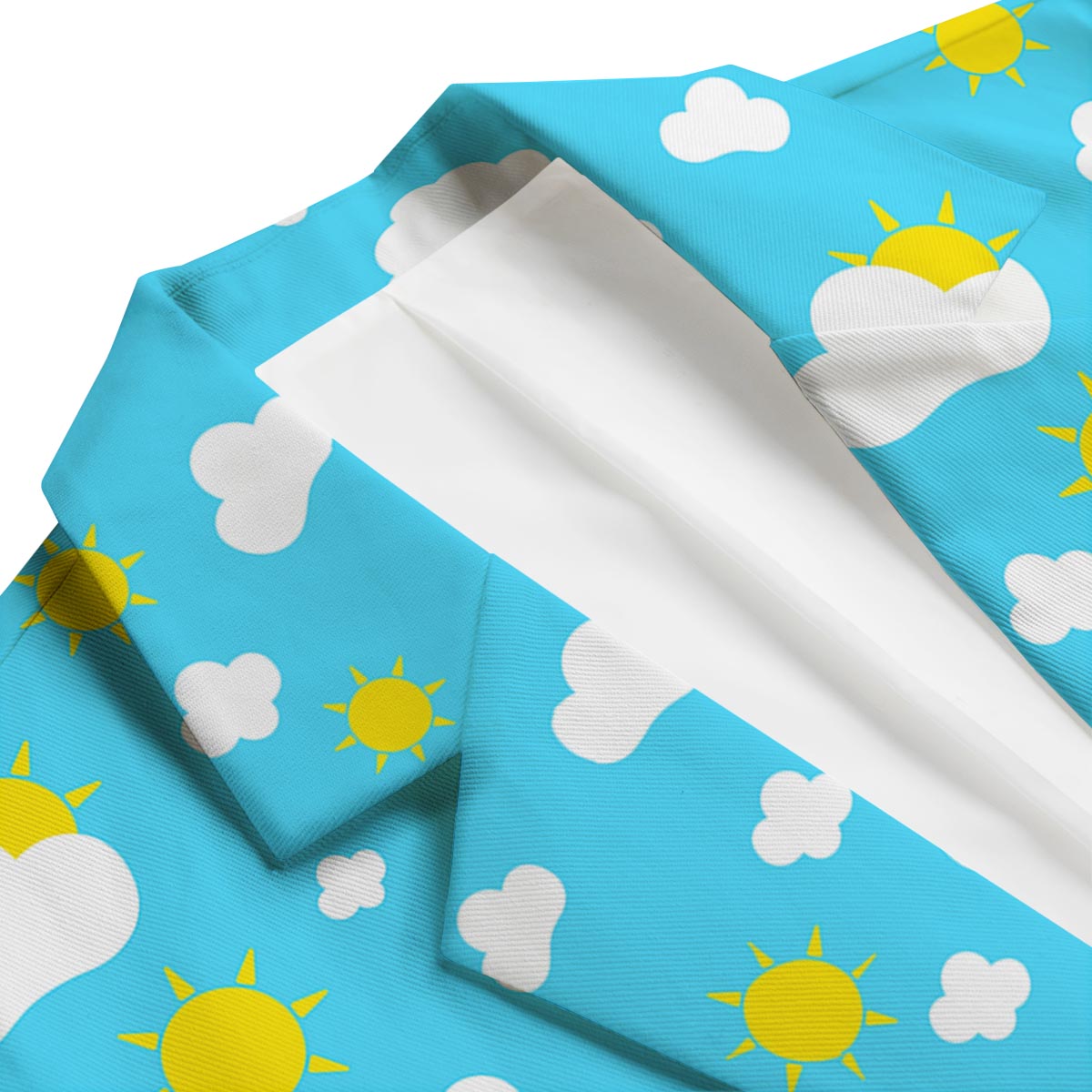 Sun Shiny Print Pattern Men's Blazer-grizzshop