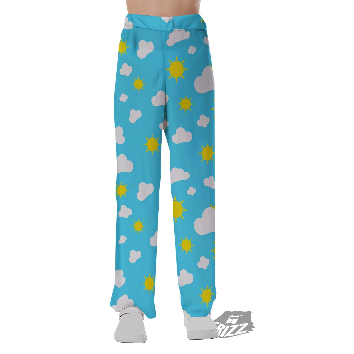 Sun Shiny Print Pattern Pajama Pants-grizzshop