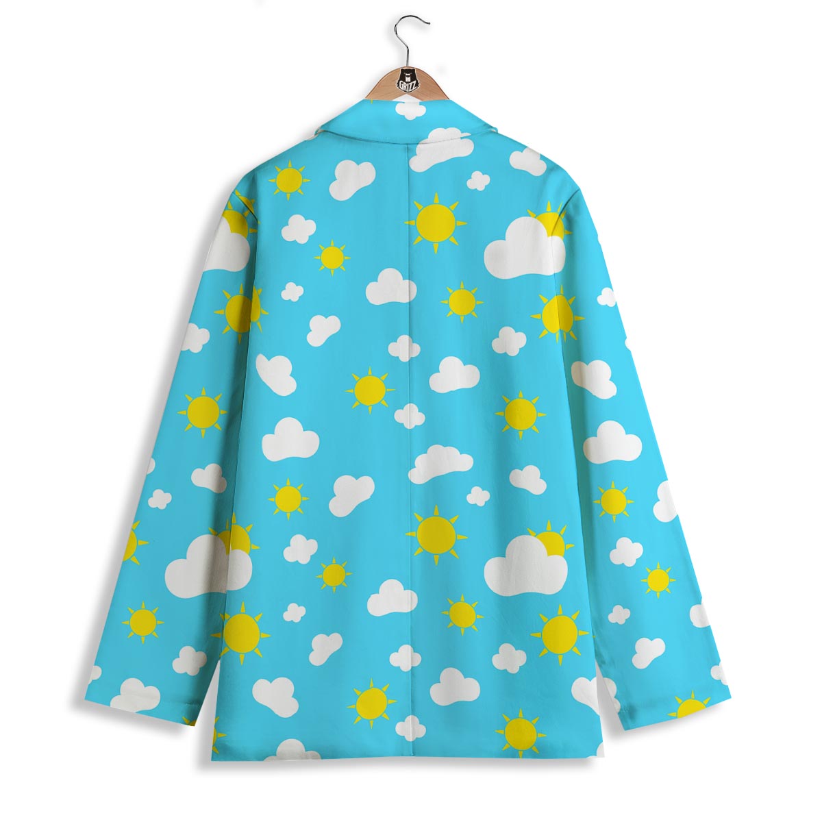 Sun Shiny Print Pattern Women's Blazer-grizzshop