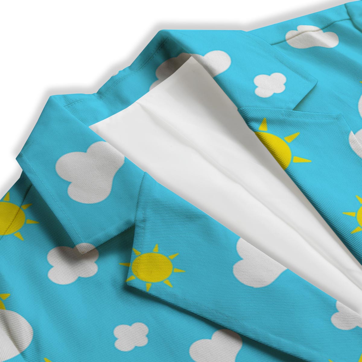 Sun Shiny Print Pattern Women's Blazer-grizzshop