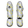 Sun Smile Pattern Print Muay Thai Shin Guards-grizzshop