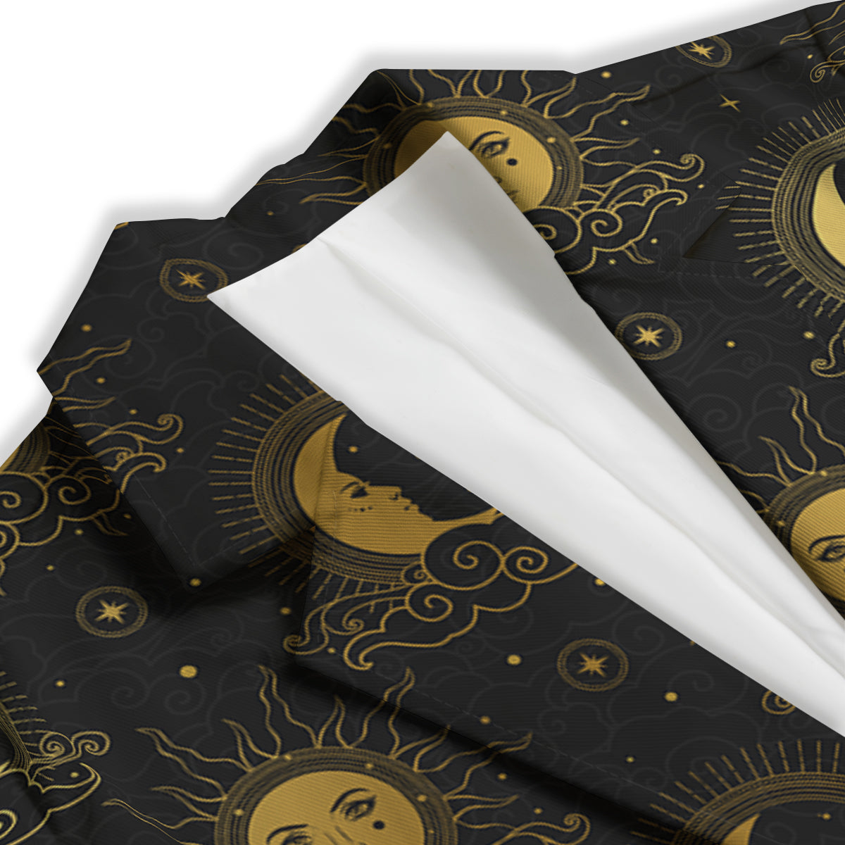 Sun Vintage Print Pattern Women's Blazer-grizzshop