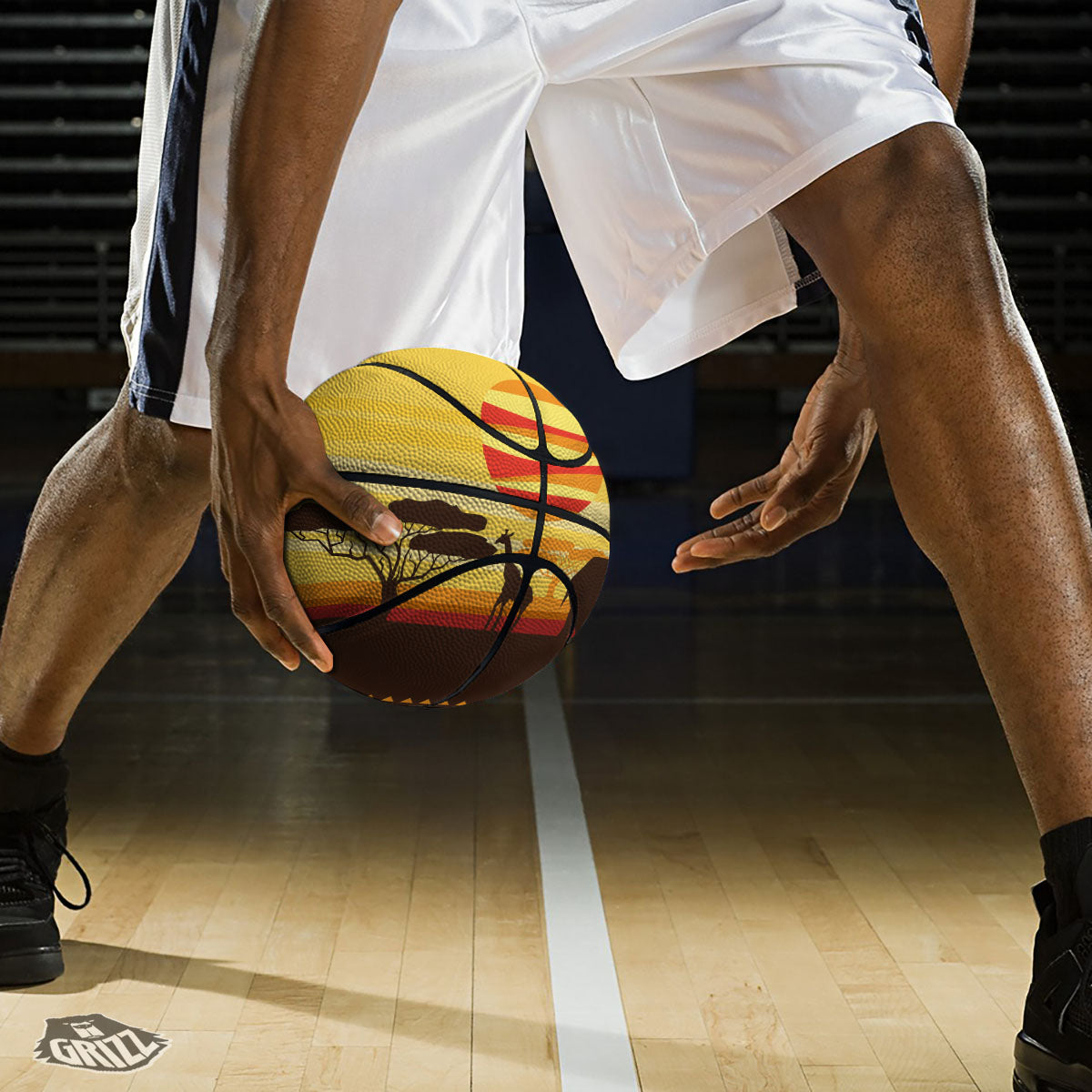Sun African Print Basketball