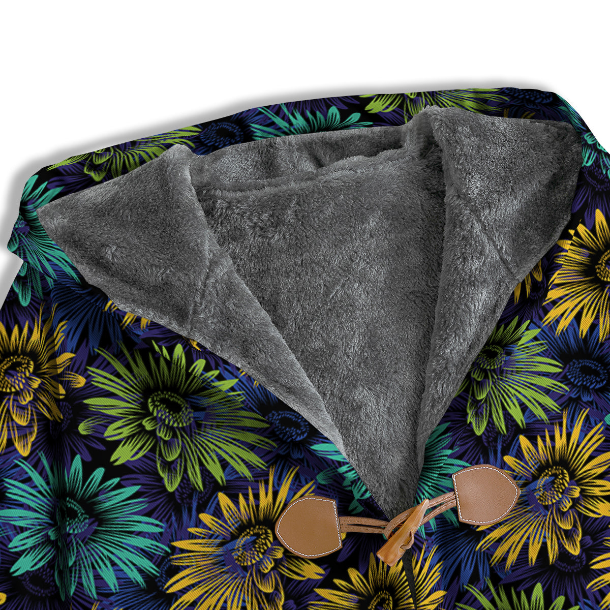 Sunflower Abstract Print Pattern Men's Windbreaker Jacket-grizzshop