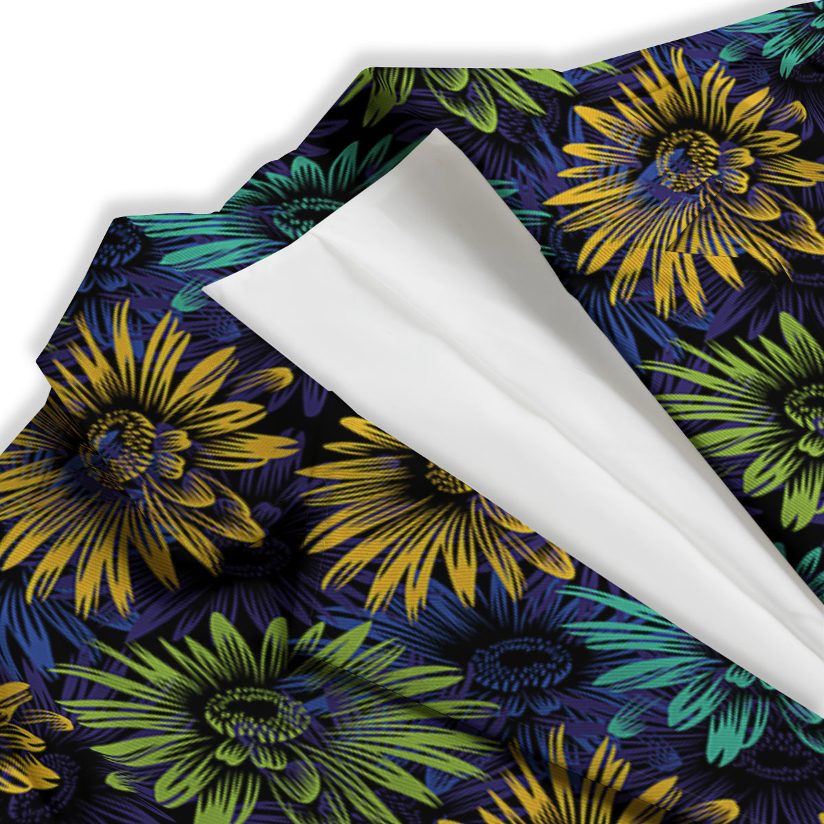 Sunflower Abstract Print Pattern Women's Blazer-grizzshop