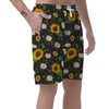 Sunflower And Chamomile Men's Shorts-grizzshop