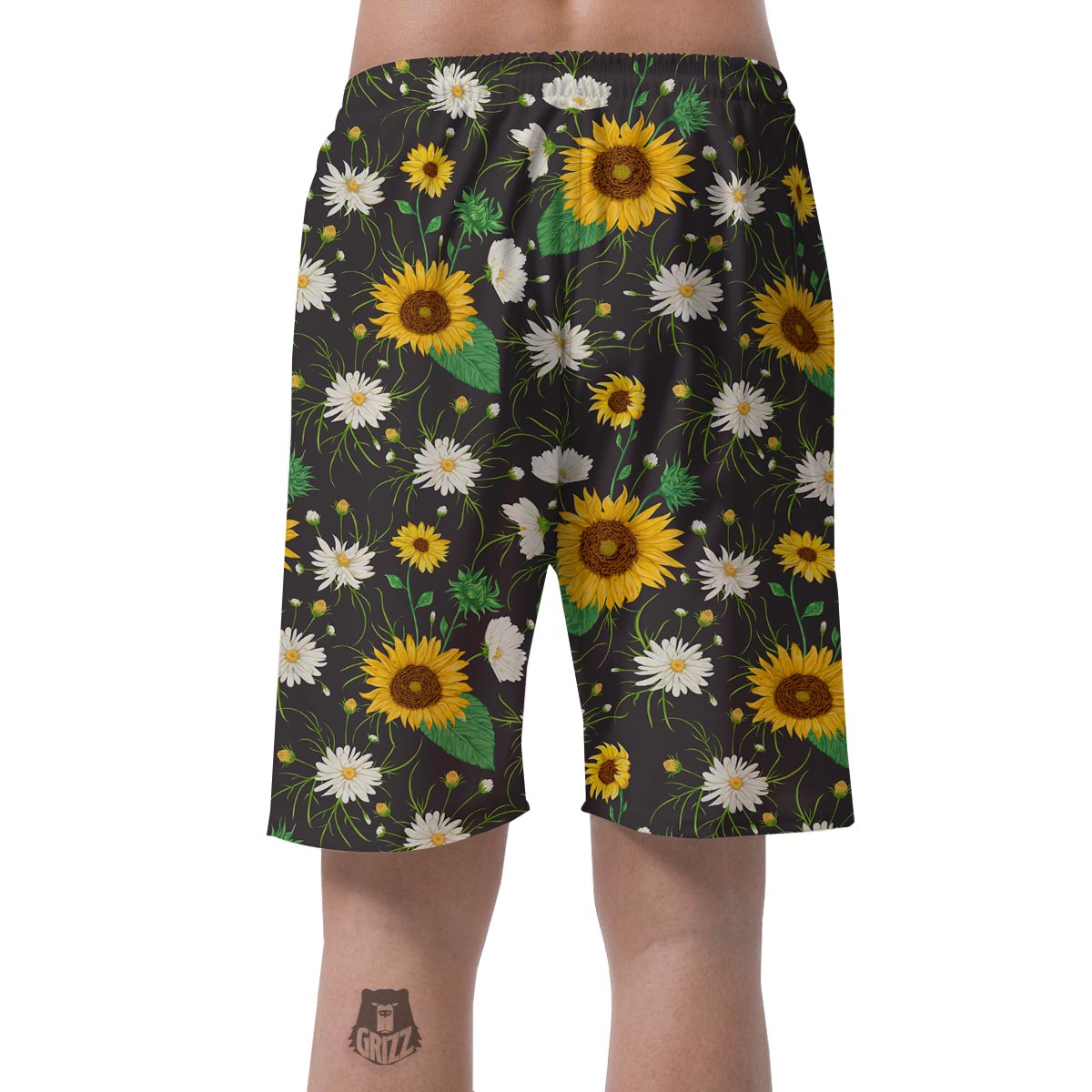 Sunflower And Chamomile Men's Shorts-grizzshop