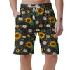 Sunflower And Chamomile Men's Shorts-grizzshop