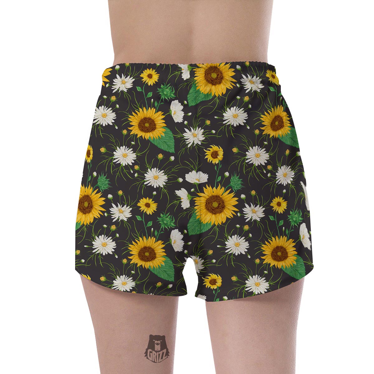 Sunflower And Chamomile Women's Shorts-grizzshop