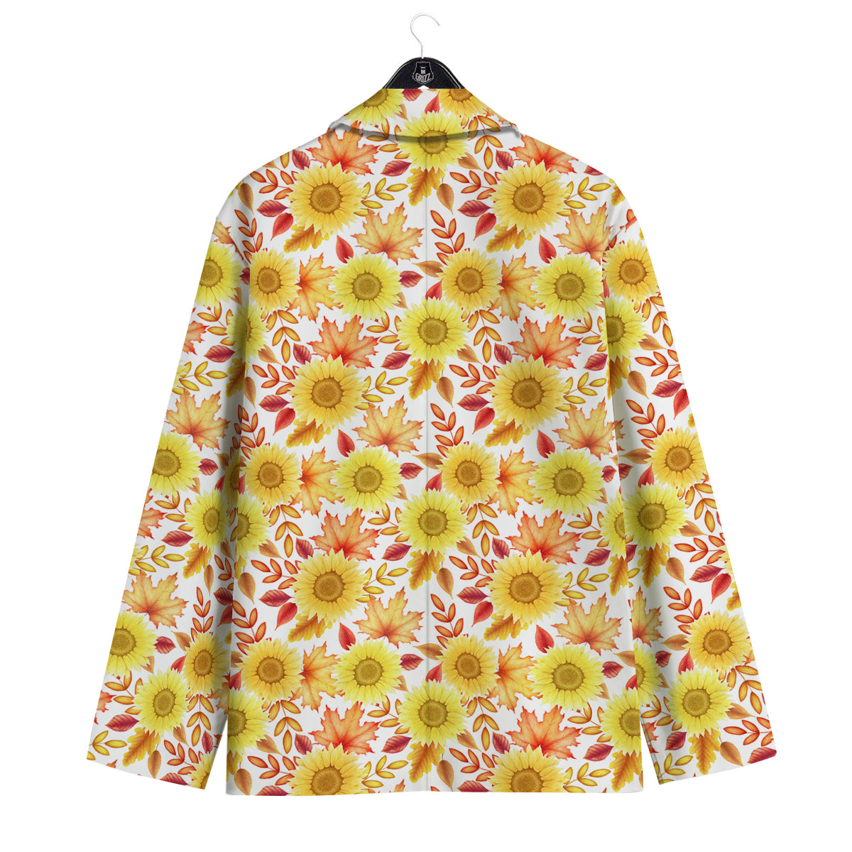 Sunflower Autumn Print Pattern Men's Sport Coat-grizzshop