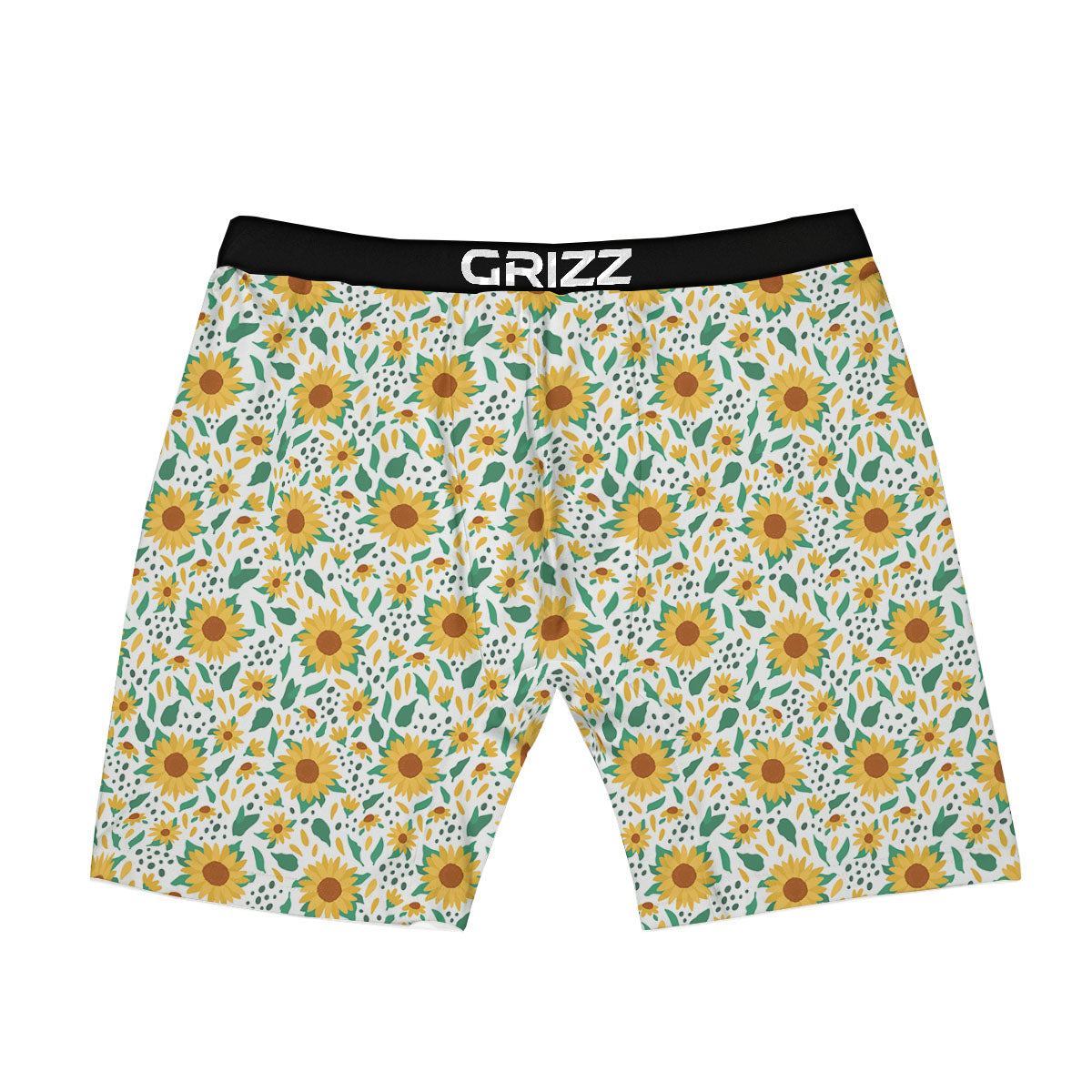 Sunflower Blooming Print Pattern Boxer Briefs-grizzshop