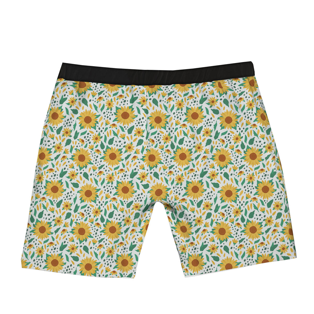 Sunflower Blooming Print Pattern Boxer Briefs-grizzshop
