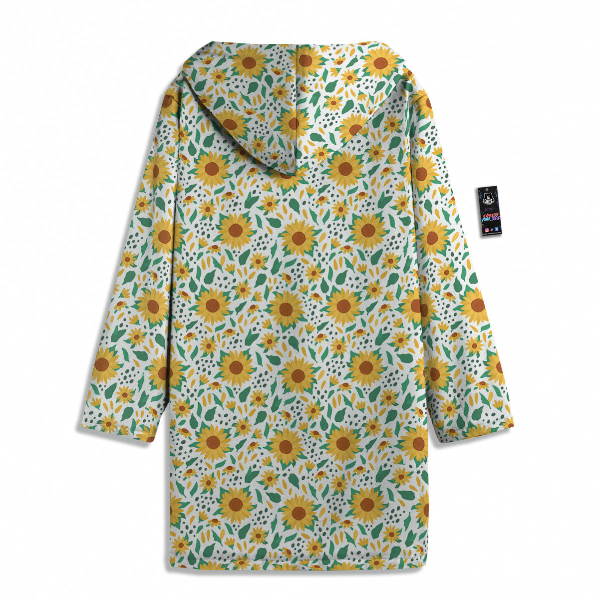 Sunflower Blooming Print Pattern Men's Windbreaker Jacket-grizzshop