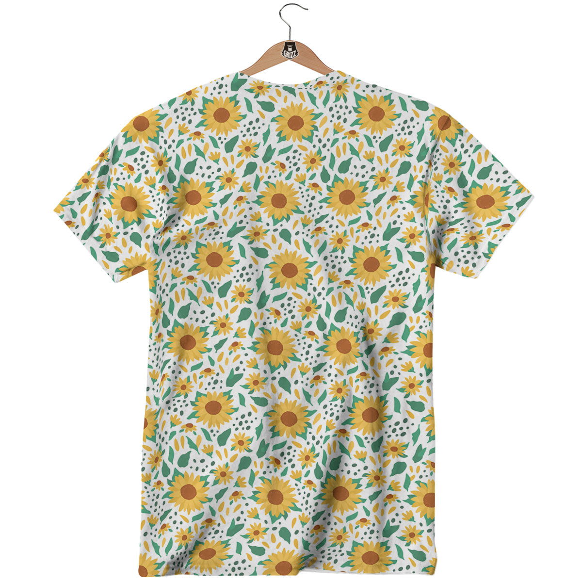 Sunflower Blooming Print Pattern T-Shirt-grizzshop