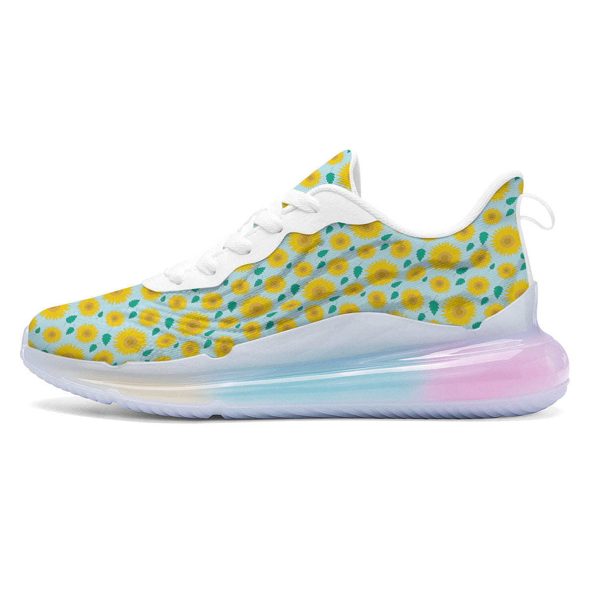 Sunflower Blue Cute Print Pattern Running Sneakers-grizzshop