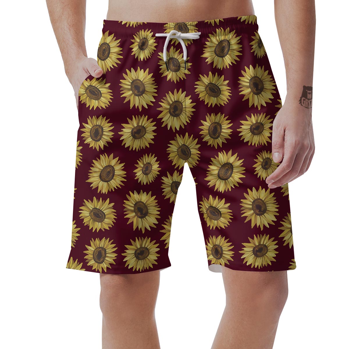 Sunflower Brown Men's Shorts-grizzshop