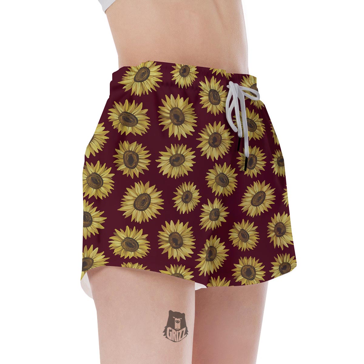 Sunflower Brown Women's Shorts-grizzshop
