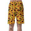 Sunflower Butterfly Men's Shorts-grizzshop